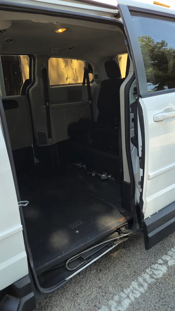 Ride Reliably medical transport vehicle exterior